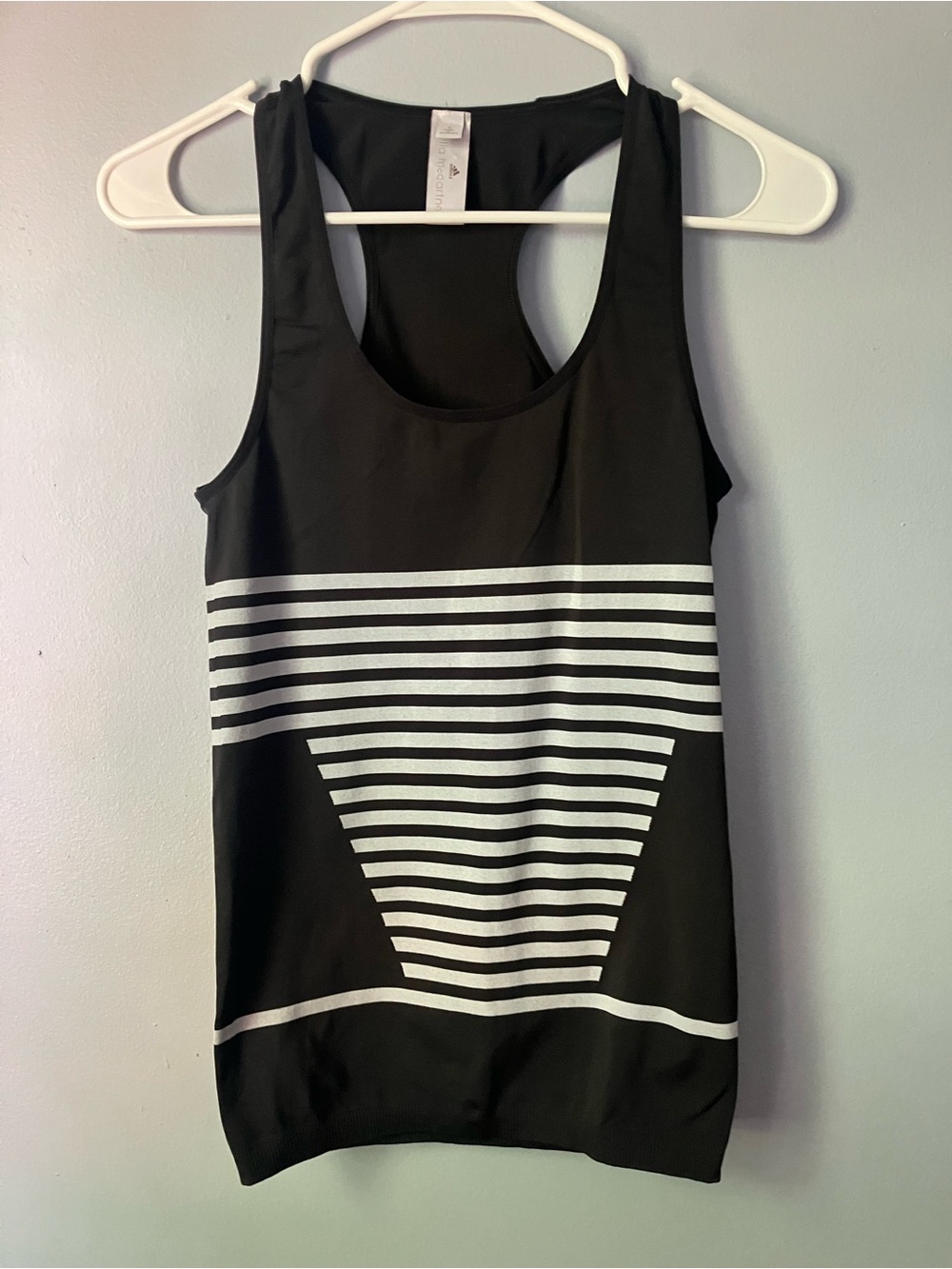 Stella MaCartney adidas Black Athletic Racerback Tank